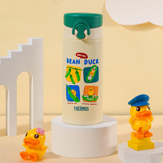 膳魔师小黄鸭联名不锈钢保温杯保冷吸管杯Bean Duck系列350ml 水杯直饮杯 商品图7