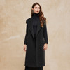 PH968斯尔丽24冬季新款绵羊毛双面呢大翻领气质高贵胸针款通勤大衣 商品缩略图6