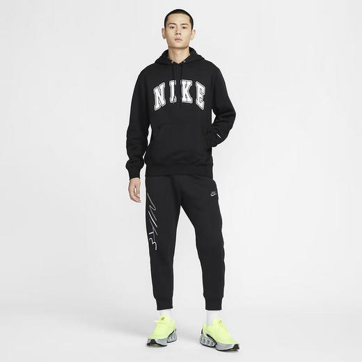 耐克NIKE2024冬季男子休闲运动经典宽松舒适连帽套头衫FZ0872-010 商品图4