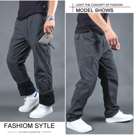 纳趣户外工装秋冬软壳裤（男女款） 商品图5