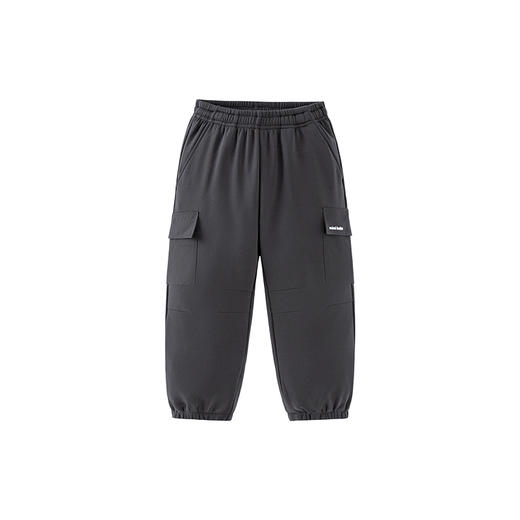 迷你巴拉男女童裤子秋冬新品宝宝加绒长裤工装风 商品图4