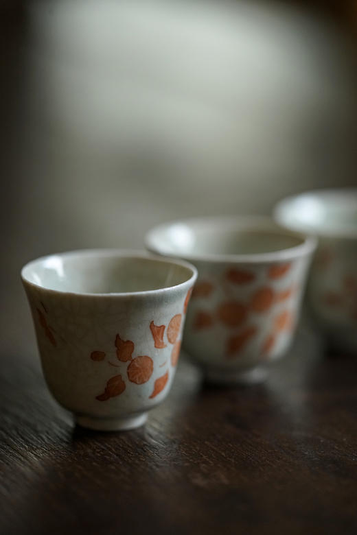 山本亮平28赤绘筒茶坏 商品图1