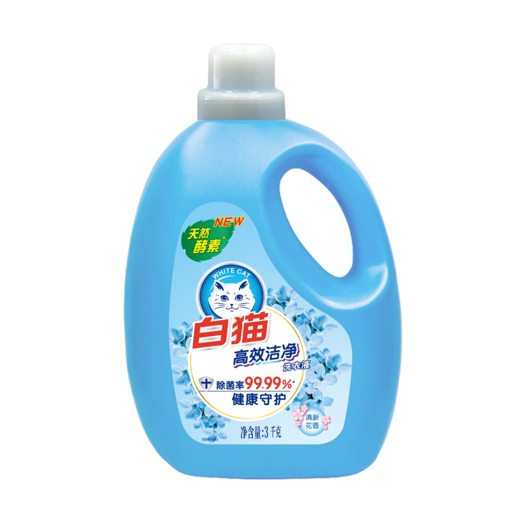 【甄选】白猫高效洁净洗衣液3.008千克
