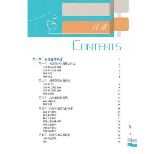 陈氏面部SMAS除皱术图谱 除皱术相关支持韧带 除皱术相关表情肌 面部除皱术 面部修复手术 9787571025359湖南科学技术出版社 商品图3