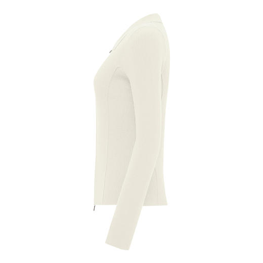 【2件9折】【Petit Bari】(多色)造型感polo翻领修身针织开衫 商品图5