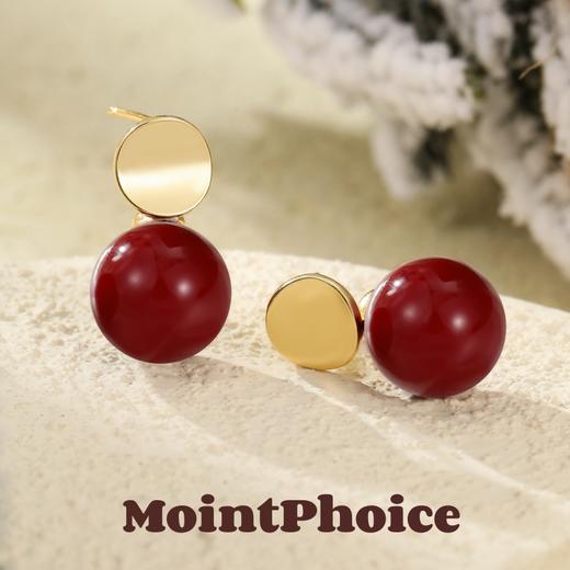 【新年第1份礼物！】MointPhoice新年/圣诞耳钉 车厘子造型 一周不重样~ 商品图11