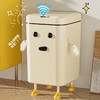 【智能感应垃圾桶！一触即开！】挥手感应远离細菌，静音缓降舒适无声。高颜值智能垃圾桶，家居必备超长蓄电。越过屈膝，享四档感应模式，脚踢更方便。兼具卧室、厕所、客厅简约风！ 商品缩略图2