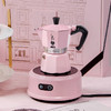 比乐蒂/Bialetti 粉色摩卡壶 手冲咖啡壶双阀意大利进口浓缩咖啡机伴手礼新婚礼物 粉色双阀礼盒 100ml 商品缩略图5