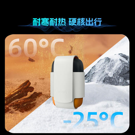 【飞利浦】鹅卵石便携式剃须刀 YQ660/02【夕晖橙】 商品图5