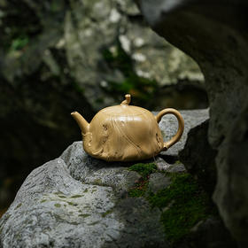 龙德堂陶艺 徐飞制《听荷》原矿金砂段 330cc 库存请咨询客服