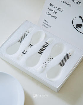 陶瓷勺子（5支/盒）