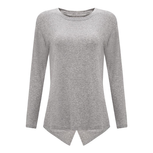 【2件9折】【Petit Bari】(多色)百搭高阶前后两穿长袖T恤 商品图2