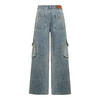 【2件9折】【Petit Bari】复古水洗工装风阔腿牛仔裤（水洗产品） 商品缩略图3