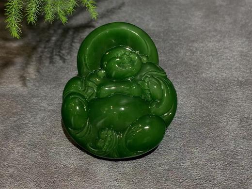 【御珠宫坊·传承系列】碧玉佛挂件 商品图2