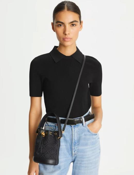TORY BURCH 斜挎包女  152130-001 黑色.（暂无品牌物料包装） 商品图0