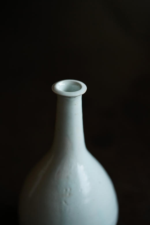 山本亮平65白瓷花入 商品图1