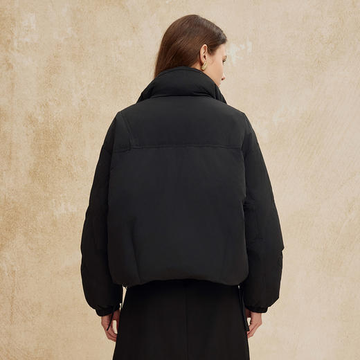 PR006斯尔丽24冬季新款鸭绒泡芙柔软廓形时尚气质减龄百搭短款羽绒服 商品图1