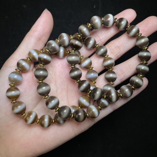 玛瑙单圈-双色圆珠约10 商品图0