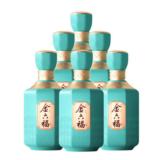金六福酒密造（蓝色）50.8度 整箱500mL*6瓶 商品图1