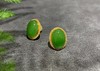 【御珠宫坊】金镶碧玉耳钉 商品缩略图5