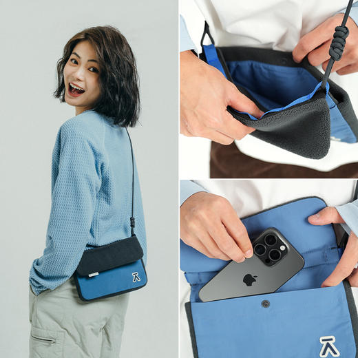 【品牌直发】ACMEITEM爱棵米 -摇粒绒斜挎包GAF3510447G 商品图2