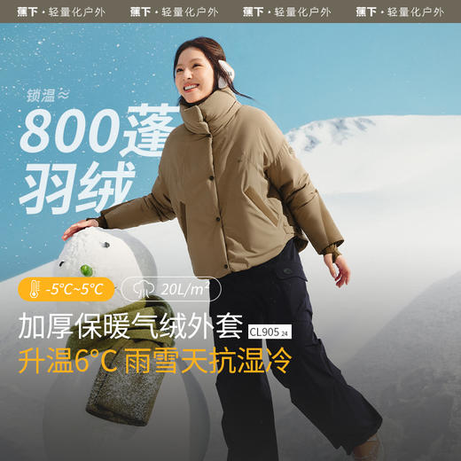 【蕉下】女士气绒外套（立领、高暖）CL90524/CL90624 商品图0