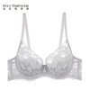 夏娃的诱惑内衣粉佳人夏天蕾丝聚拢薄款文胸2026新款大胸显小胸罩 商品缩略图4