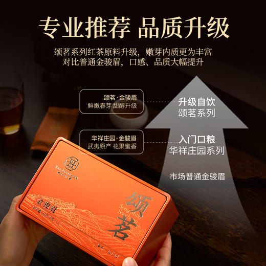 【2盒送试泡】华祥庄园-颂茗特级武夷山金骏眉60g*2盒 商品图2