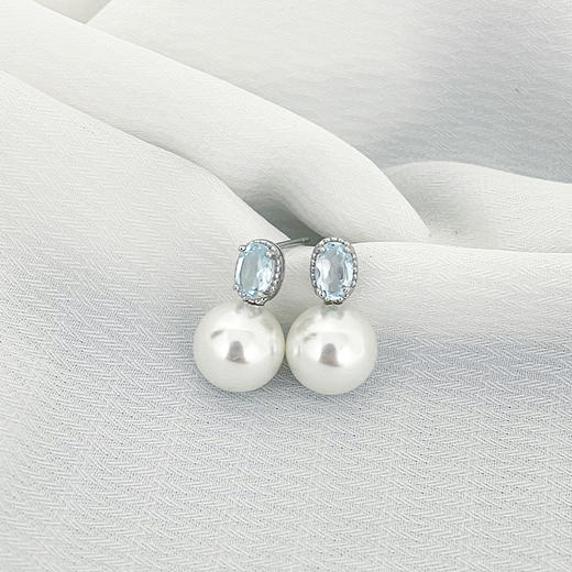 【贝诗珠宝】 人造珍珠首饰系列（人造澳白、大溪地、akoya、真多麻）项链手链耳钉 礼盒装 商品图3