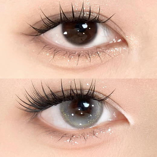 Annie One 幻想家灰 半年抛 两片 14.2mm 参考着色13.4mm 基弧8.6 含水38% 新锐国货 商品图1