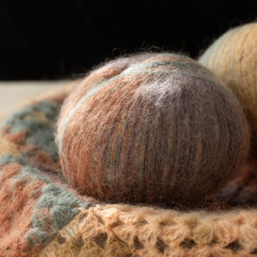 苏苏姐家段染南非幼马海手工diy编织钩针棒针毛衣围巾披肩毛线团 商品图2