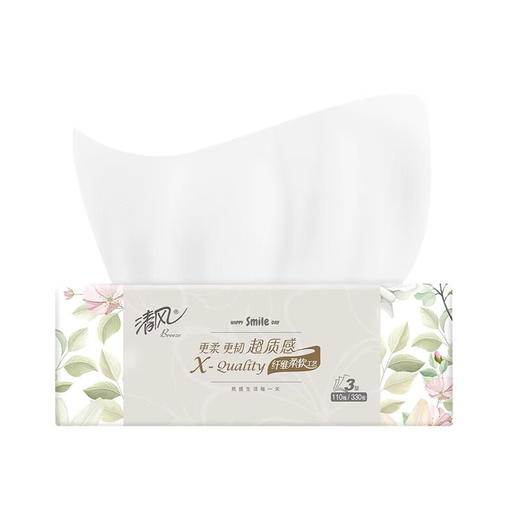 清风质感抽纸3层110抽3连包 商品图6