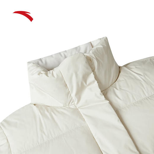 安踏速暖羽绒丨廓形立领羽绒服女冬季新款防泼水面包服162447915 商品图2