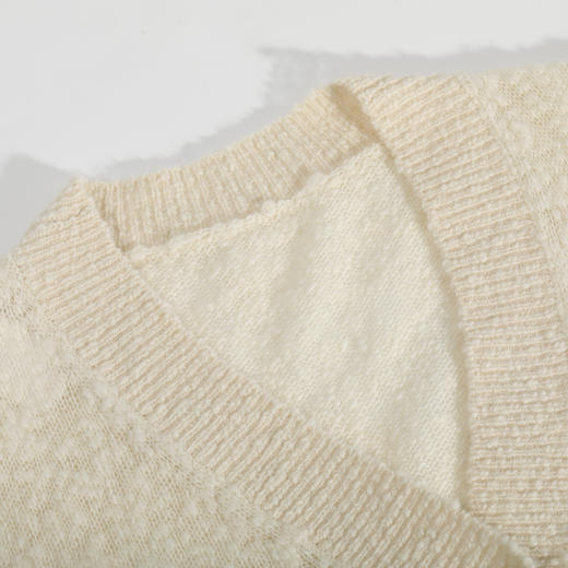 洲升CHAU·RISING 圈圈花式羊毛开衫248565 商品图4