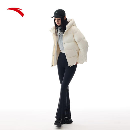 安踏（ANTA）多彩羽绒服丨短款面包服外套女冬季保暖休闲防风棉服162448902N 商品图5