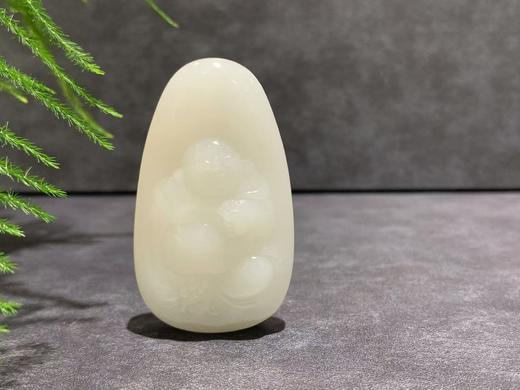 【御珠宫坊】羊脂白玉佛挂件 商品图7