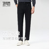 【棉弹舒适】圣得西韩版宽松牛仔裤男秋冬黑色直筒休闲裤 商品缩略图0