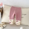 【柔软舒适，洋气时尚】女童洋气打底裤0-5岁 秋季韩版童装 女宝宝不倒绒裤子 儿童秋装-QQ 商品缩略图4