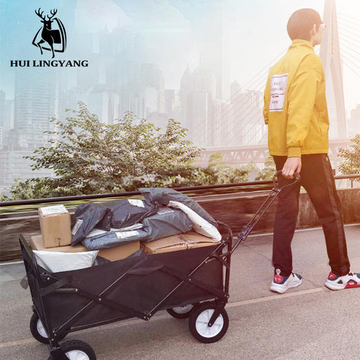 徽羚羊 云途 拖车 5寸轮 黑色HLY-YYTC-002 商品图4