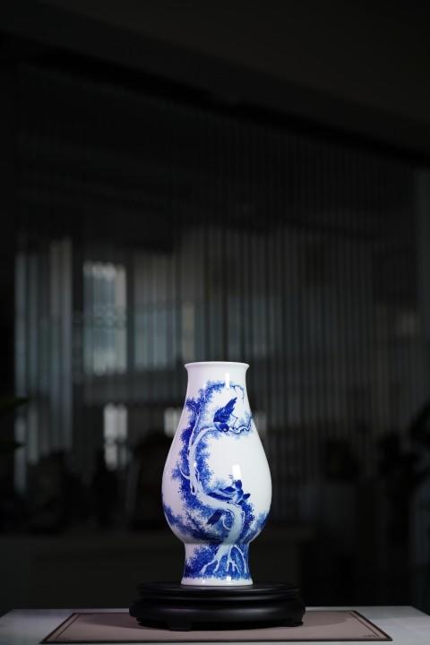 青花寒雀图 商品图0