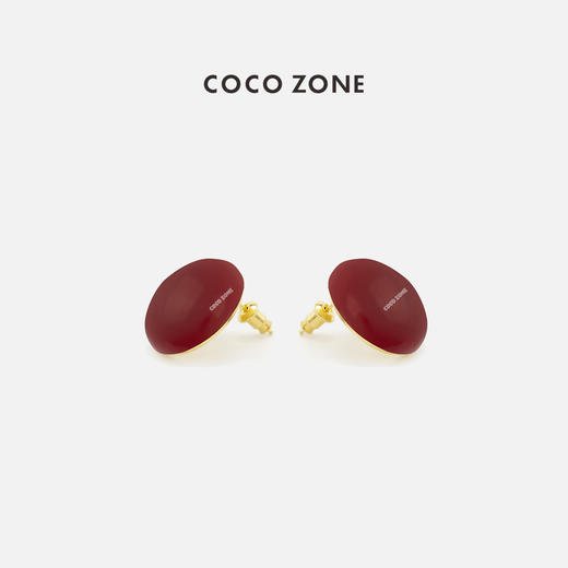 COCO ZONE 高级感简约时尚气质小众耳钉CC2D2800 商品图0