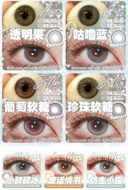 AnnieOne半年抛39/一副59/两副79/三副138/六副198/十副,最高度数800 商品图2