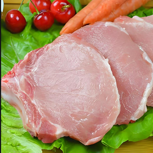 有机黑猪大排----【有机黑猪肉家庭组合装3斤】 商品图0