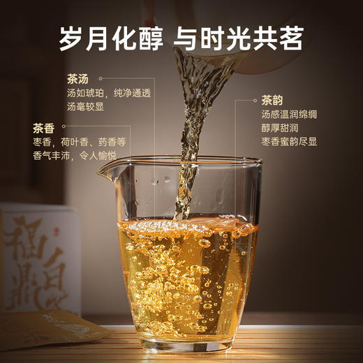 【赠焖茶壶】华祥苑-福鼎白茶小方片105g*2盒（2017年） 商品图2