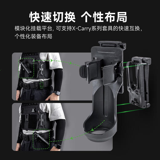 纳丽德 V25X-Carry喷雾快拔套轻量化腰封搭配战术 商品图5