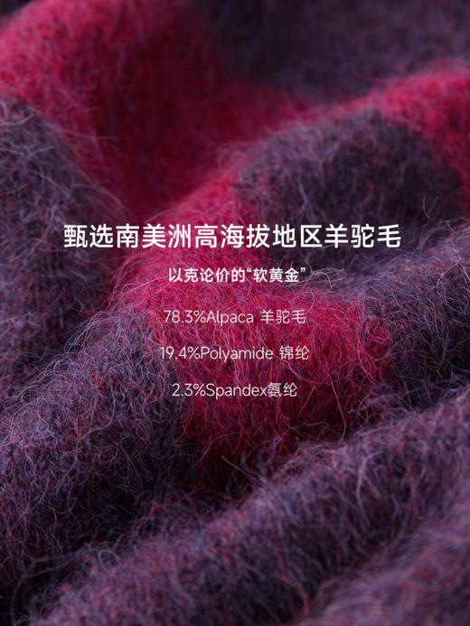 羊驼毛提花套头衫FCE4WST138 商品图10