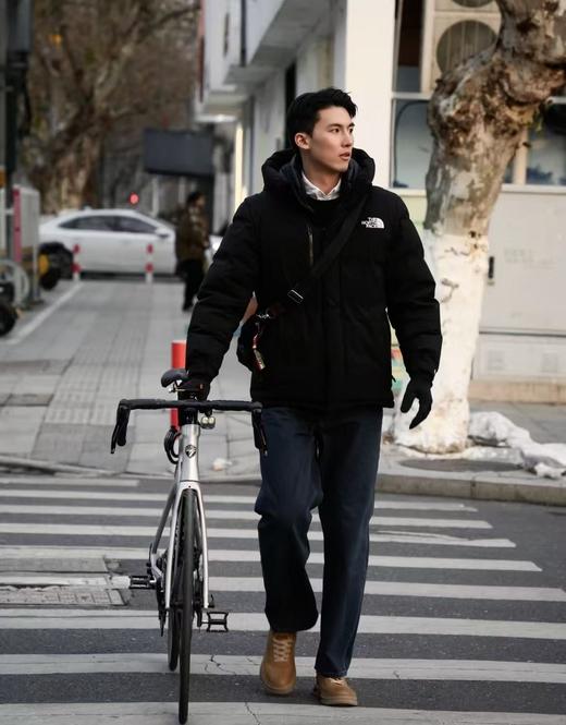 加绒男士直筒牛仔裤加绒显瘦直筒 商品图0