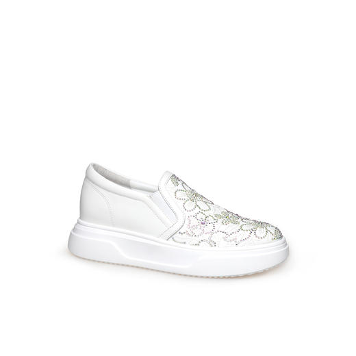 豪麟名鞋奥莱迪嘉女鞋时尚休闲鞋牛皮革DJHJA51WX050白色  原价1960元 商品图0