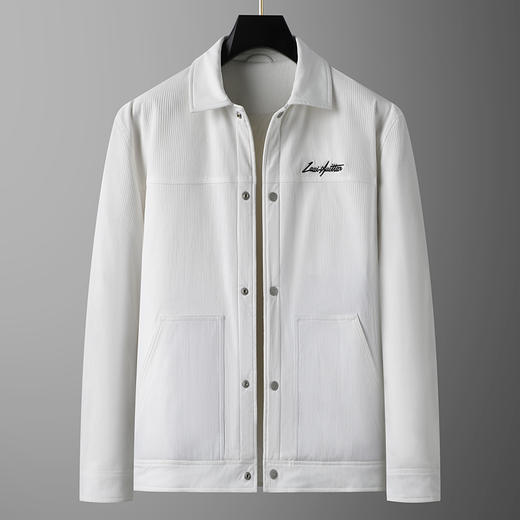 【新款DDT】大依优型大码翻领羽绒服夹克外套休闲胖子大码男休闲宽松加肥加大上衣 商品图1