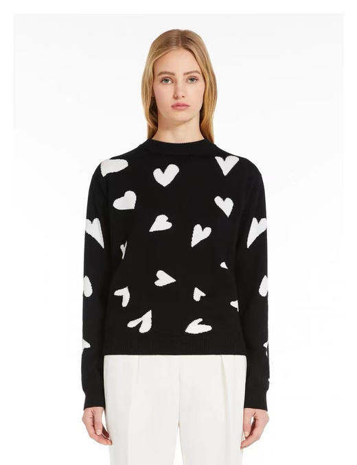 【秒杀价已调 直接拍】骨折价 max今年专柜再续辉煌 绵羊毛 提花纯羊毛 圆领羊毛衫 商品图6